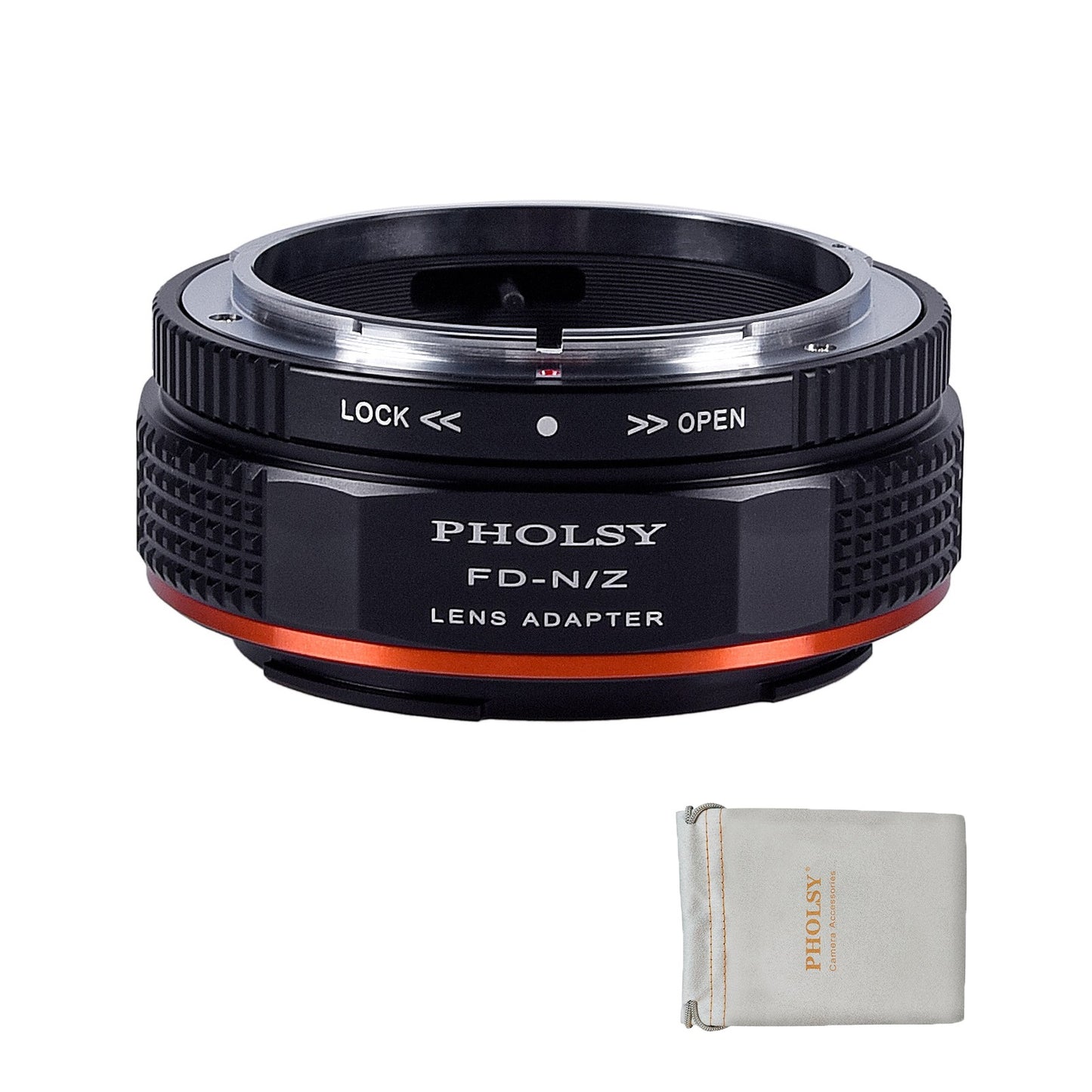 PHOLSY Lens Mount Adapter Manual Focus Compatible with Canon FD FL Mount Lens to Nikon Z Mount Camera Body