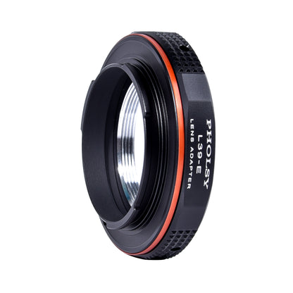 PHOLSY Lens Mount Adapter Manual Focus Compatible with Leica 39mm M39 LTM Mount Lens to Sony E (NEX) Mount Camera Body