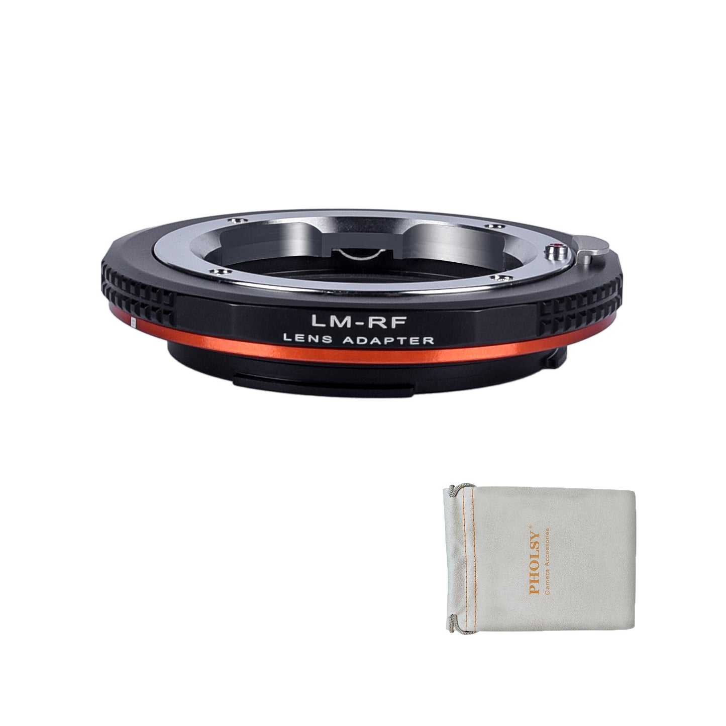 PHOLSY Lens Mount Adapter Manual Focus Compatible with Leica M Mount Lens to Canon RF Mount Camera Body