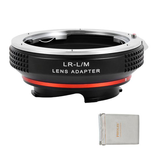 PHOLSY Lens Mount Adapter Manual Focus Compatible with Leica R Mount Lens to Leica M Mount Camera Body