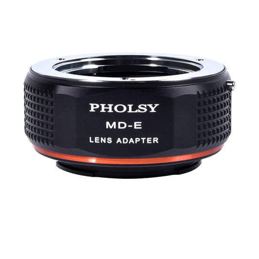 PHOLSY Lens Mount Adapter Manual Focus Compatible with Minolta MD MC Mount Lens to Sony E (NEX) Mount Camera Body