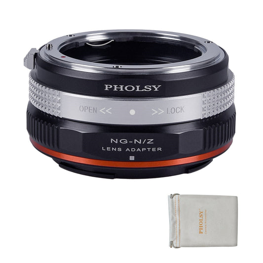 PHOLSY FTZ Lens Mount Adapter Manual Focus Compatible with Nikon F (G) Mount Lens to Nikon Z Mount Camera Body