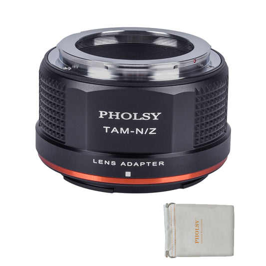 PHOLSY Lens Mount Adapter Manual Focus Compatible with Tamron ADAPTALL-2 Mount Lens to Nikon Z Mount Camera Body