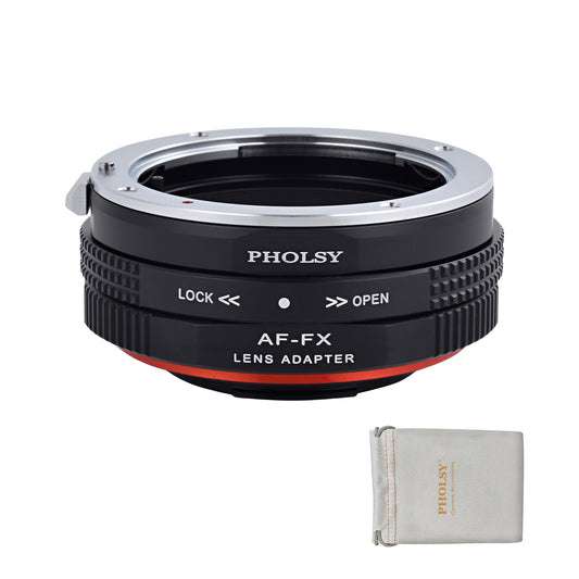 PHOLSY Lens Mount Adapter Manual Focus Compatible with Sony A (Minolta AF) Mount Lens to Fuji X Mount Camera Body