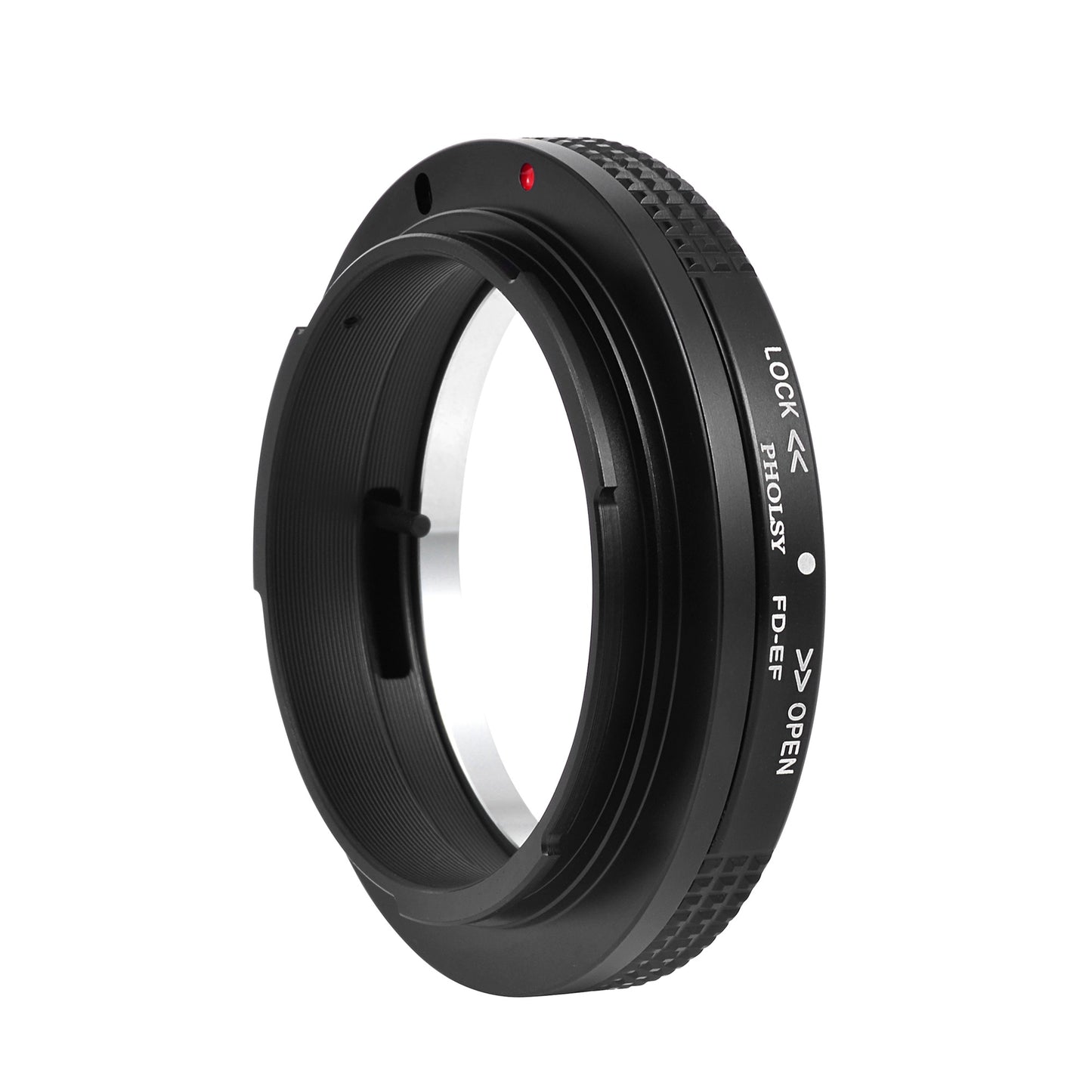 PHOLSY Lens Mount Adapter Manual Focus Only Macro Shots Compatible with Canon FD FL Mount Lens to Canon EOS EF Mount Camera Body