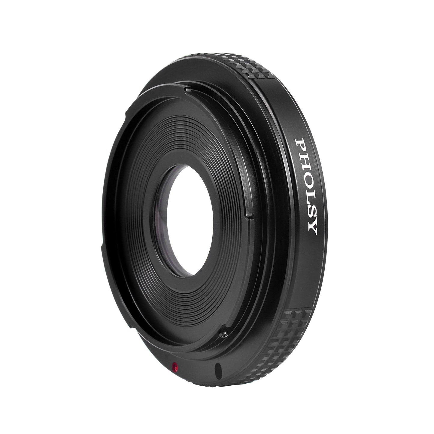 PHOLSY Lens Mount Adapter Manual Focus with Optical Glass and Cap Compatible with Minolta MD MC Mount Lens to Canon EOS EF Mount Camera Body