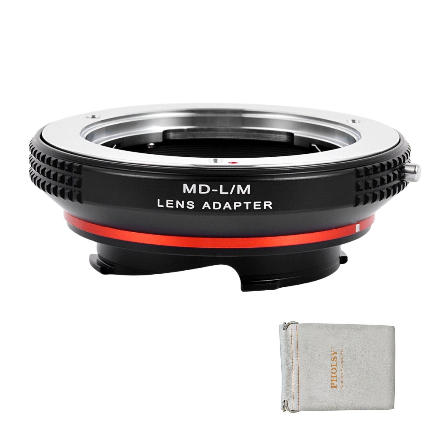 PHOLSY Lens Mount Adapter Manual Focus Compatible with Minolta MD MC Mount Lens to Leica M Mount Camera Body