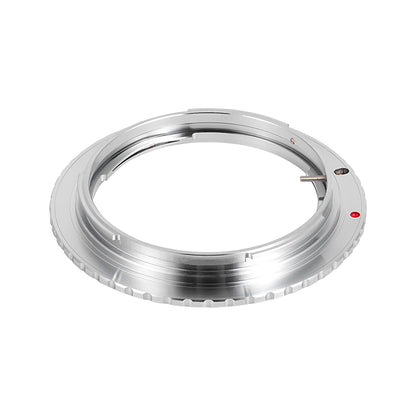PHOLSY Lens Mount Adapter Manual Focus Compatible with Olympus OM Mount Lens to Canon EOS EF Mount Camera Body