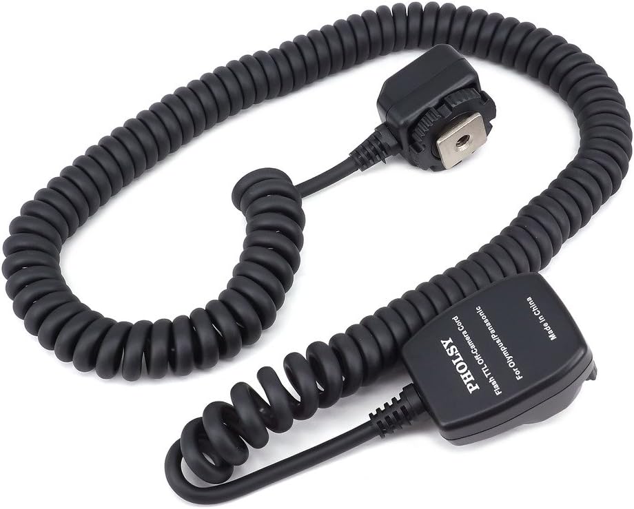 Off-Camera TTL Flash Sync Cord for Olympus/Panasonic Cameras - 6.5' (2 m) Replaces Olympus FL-CB05